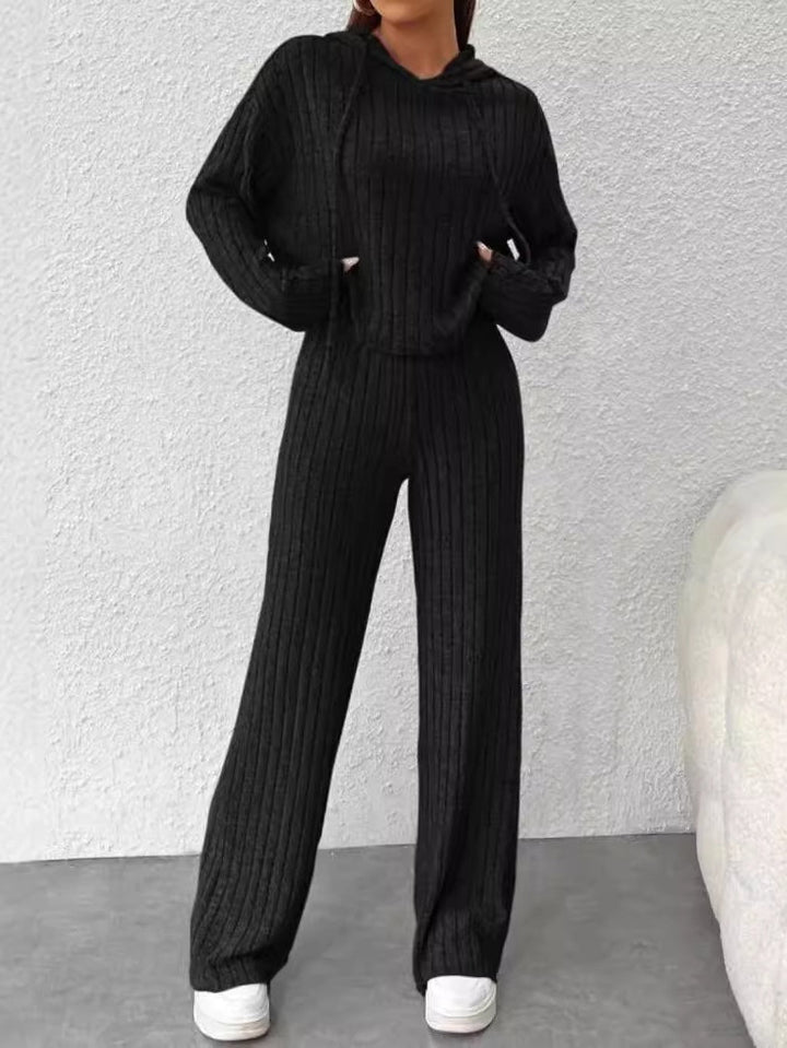 Ava™ | Loose Hooded Knit Set