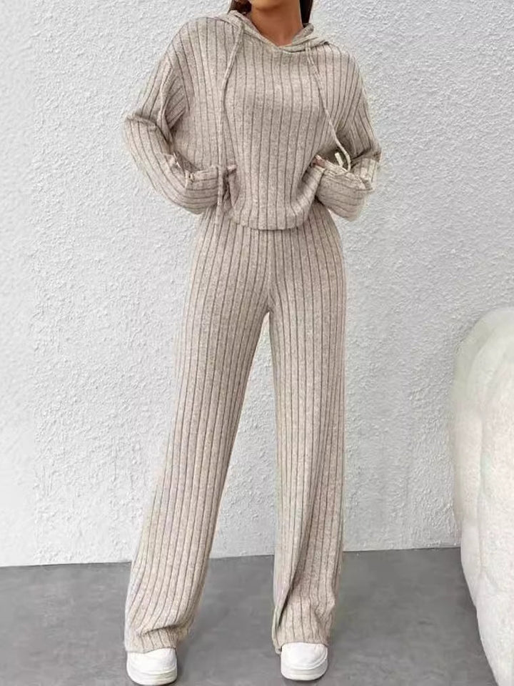 Ava™ | Loose Hooded Knit Set