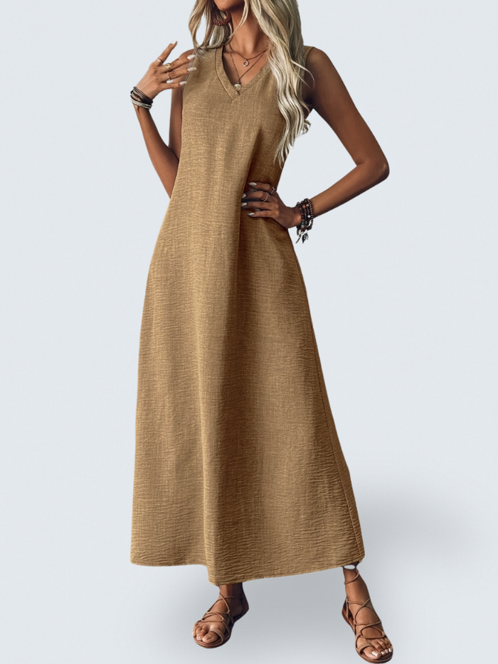 Clara™ | Sleeveless Maxi Dress