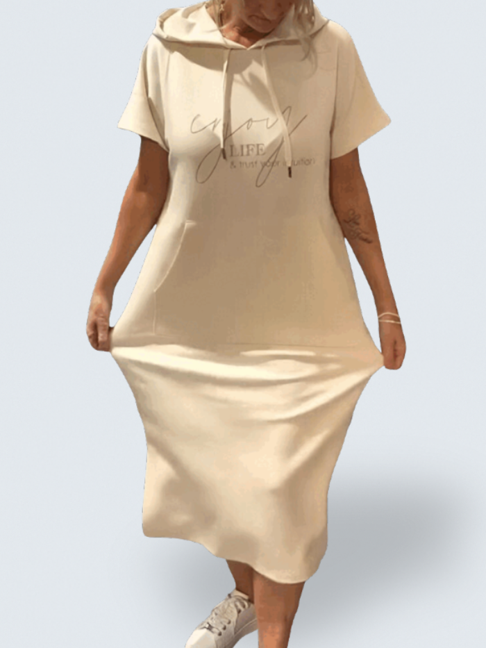 Elena™ | Casual Hoodie Dress