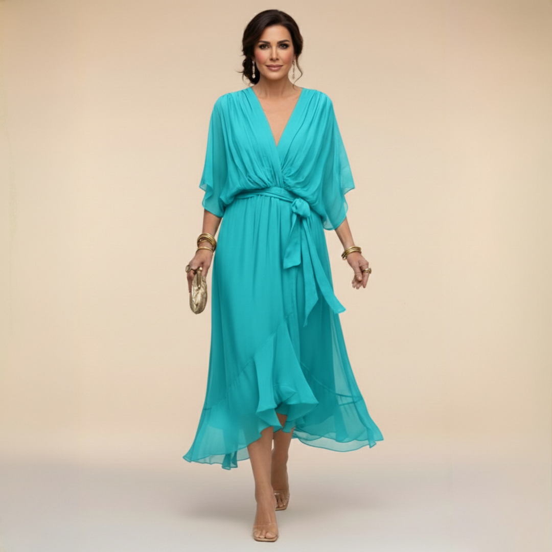 Bella™ | Flowing V-Neck Dress