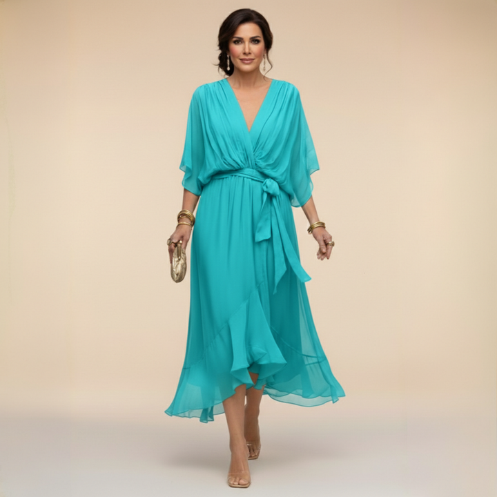 Bella™ | Flowing V-Neck Dress