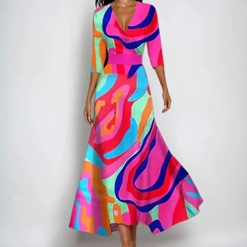 Emily™ | Floral Midi Dress