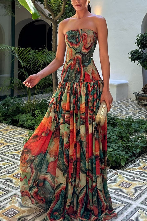 Madeline™ | Strapless Ombre Maxi Dress