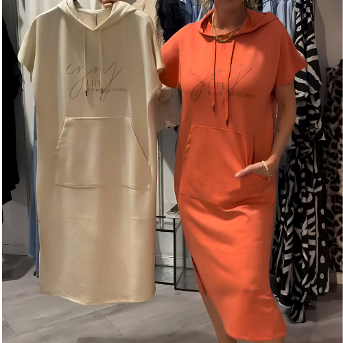 Elena™ | Casual Hoodie Dress