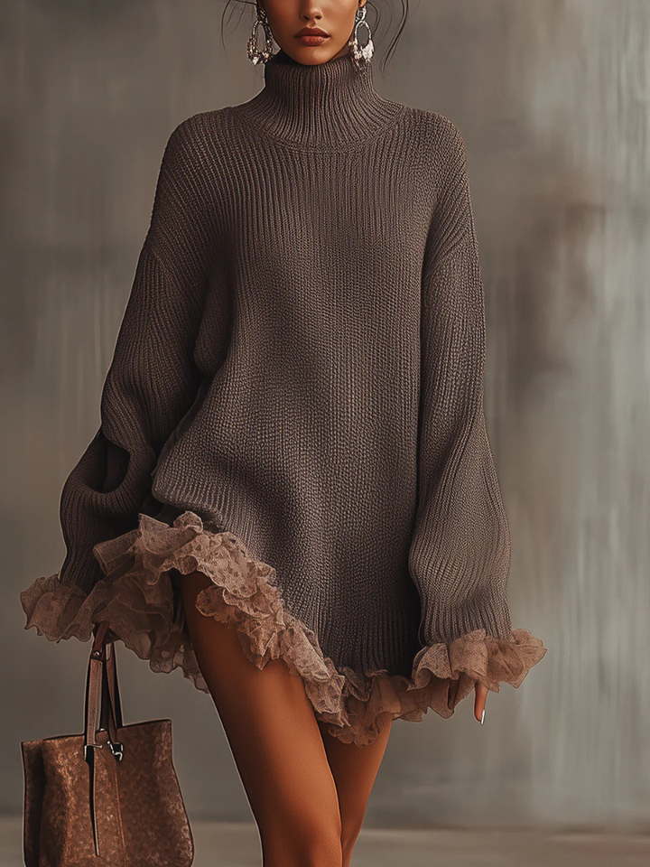 Sophia™ | Ruffled Knit Dress