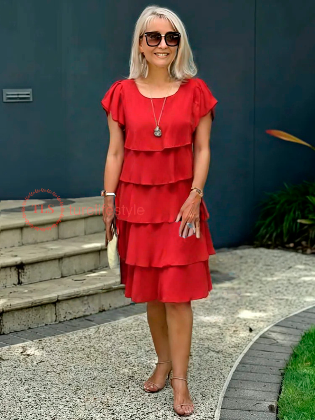 Maya™ | Loose Layer Chiffon Dress