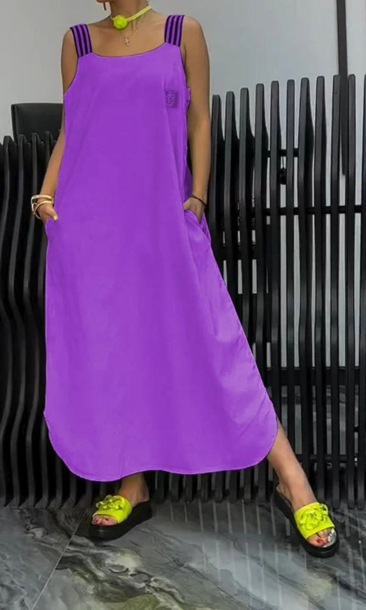 Emily™ | Shoulder Strap Suspender Dress