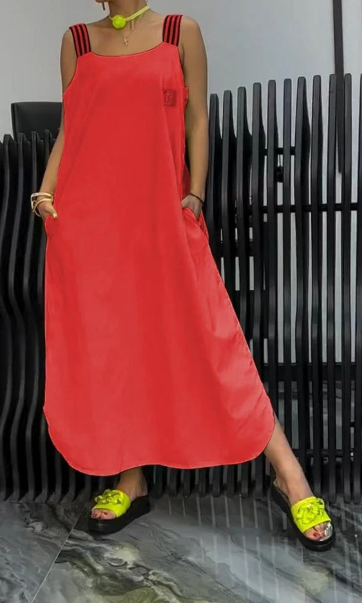 Emily™ | Shoulder Strap Suspender Dress
