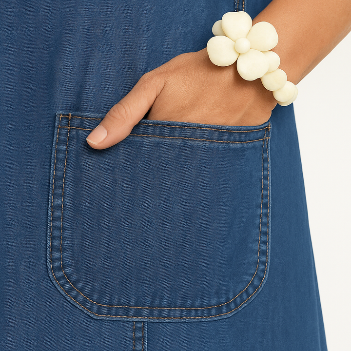 Chloe™ | Denim Pocket Dress