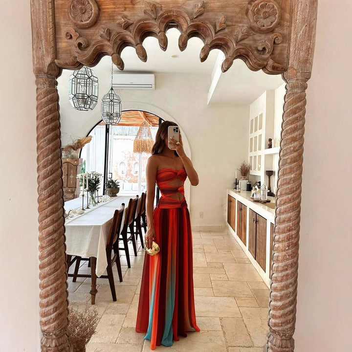 Alina™ | Strapless Maxi Dress