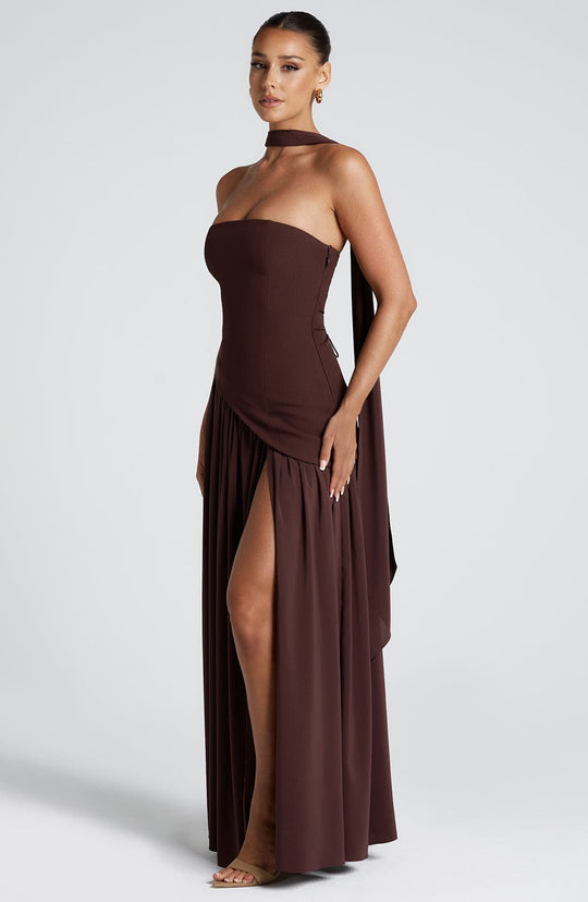 Maya™ | Strapless Maxi Dress