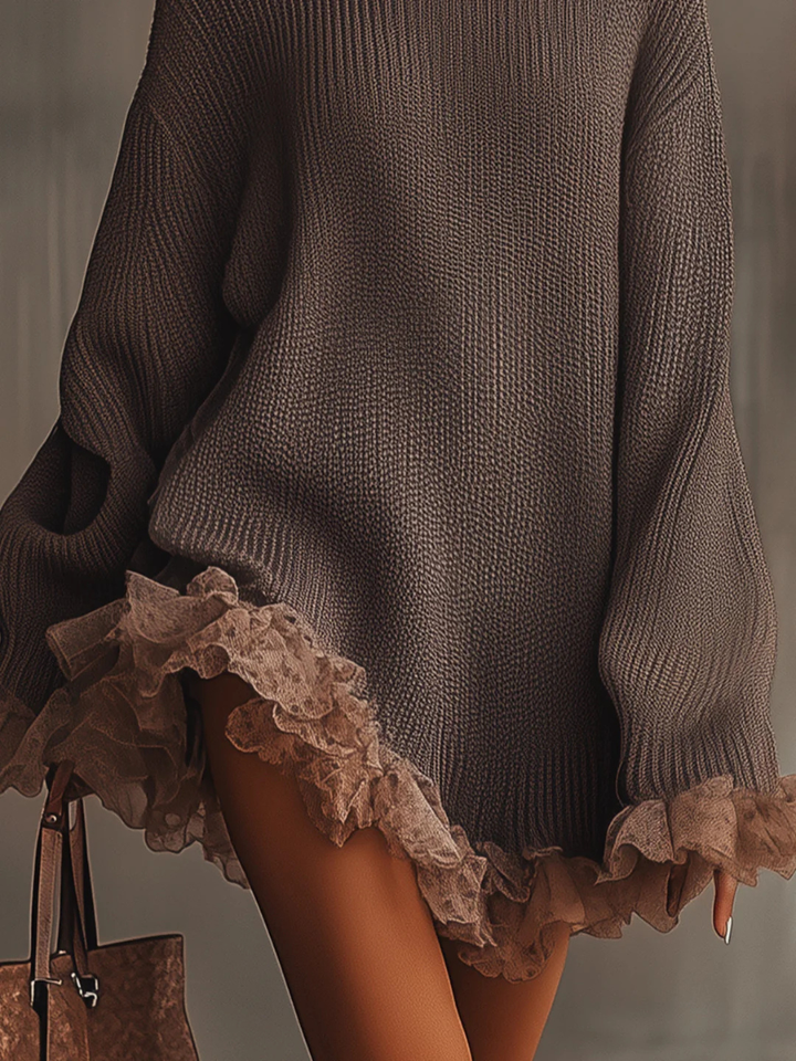 Sophia™ | Ruffled Knit Dress