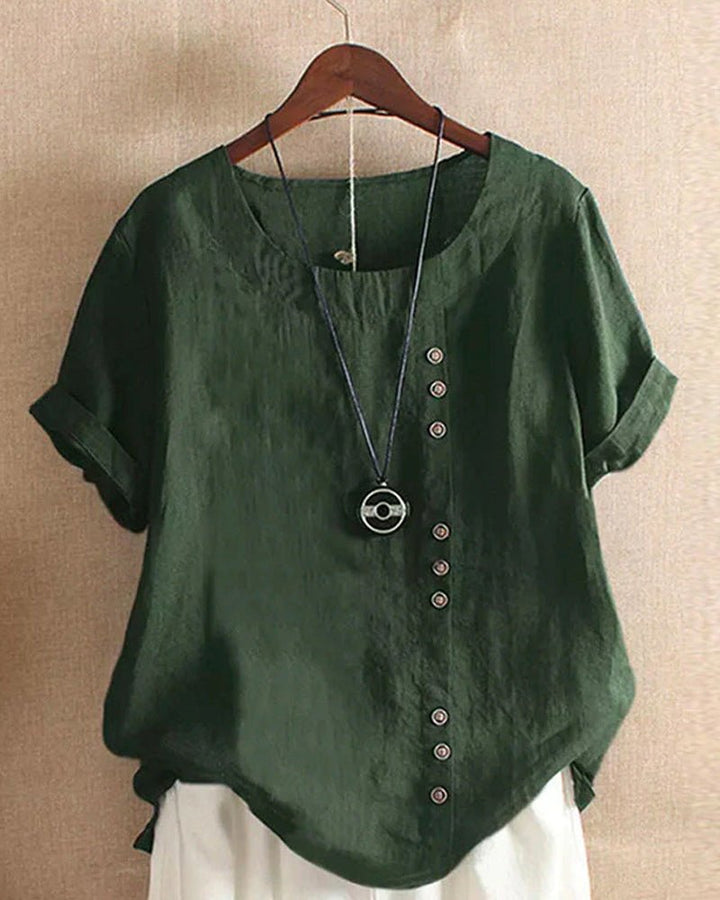 Isabella™ | Relaxed Button Top