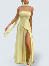 Maya™ | Strapless Maxi Dress