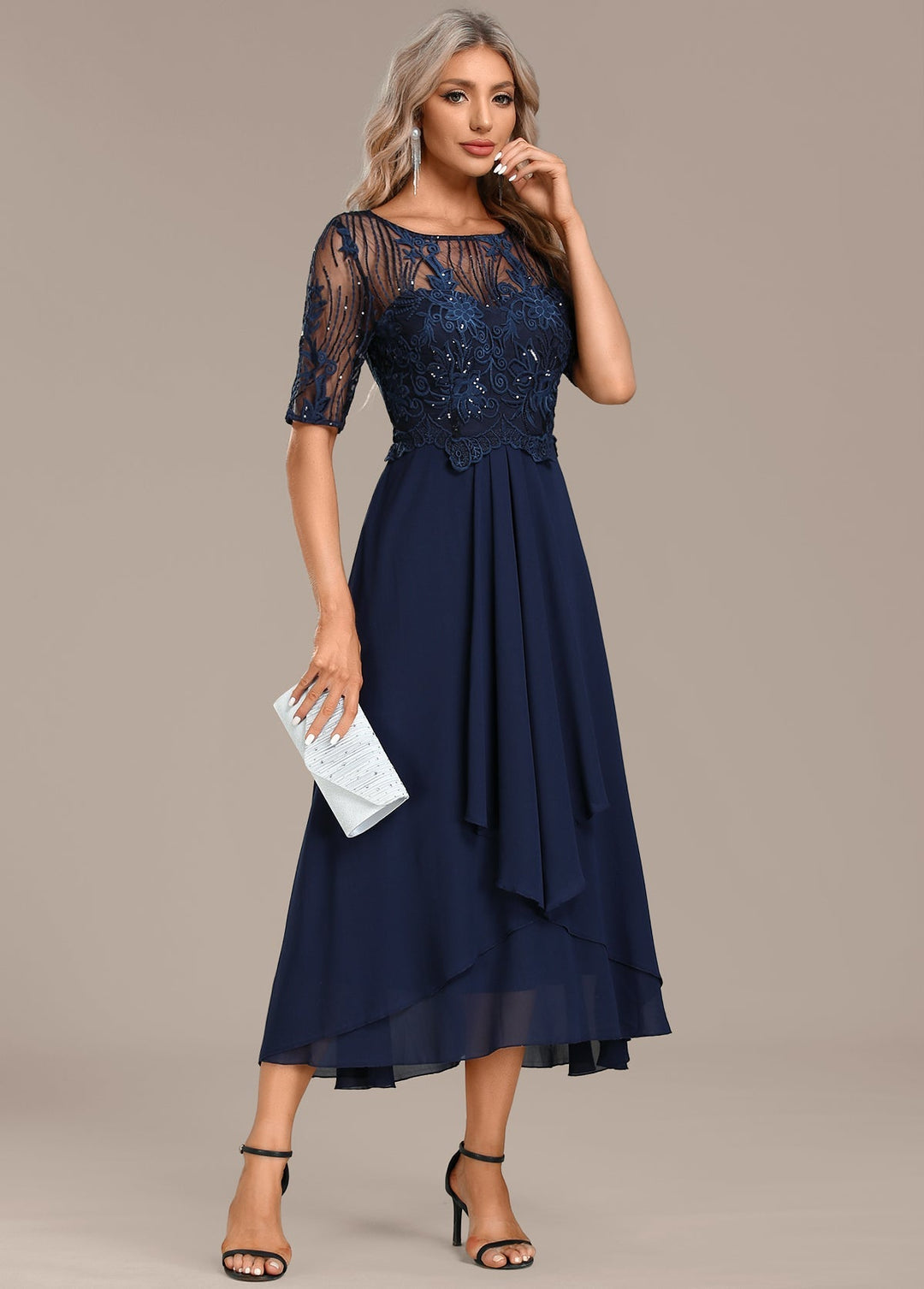Sophie™ | Lace Short Sleeve Dress