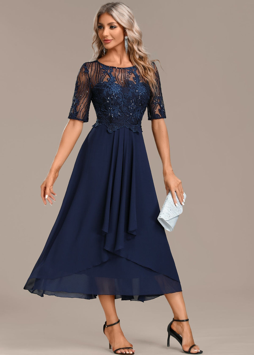 Sophie™ | Lace Short Sleeve Dress