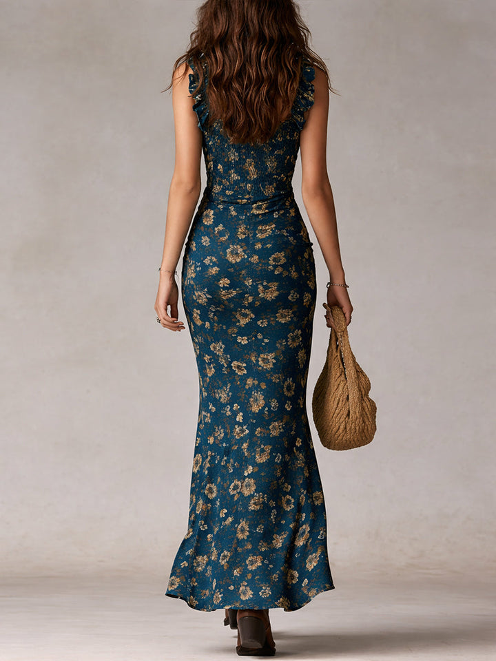 Maya™ | Boho Retro Maxi Dress