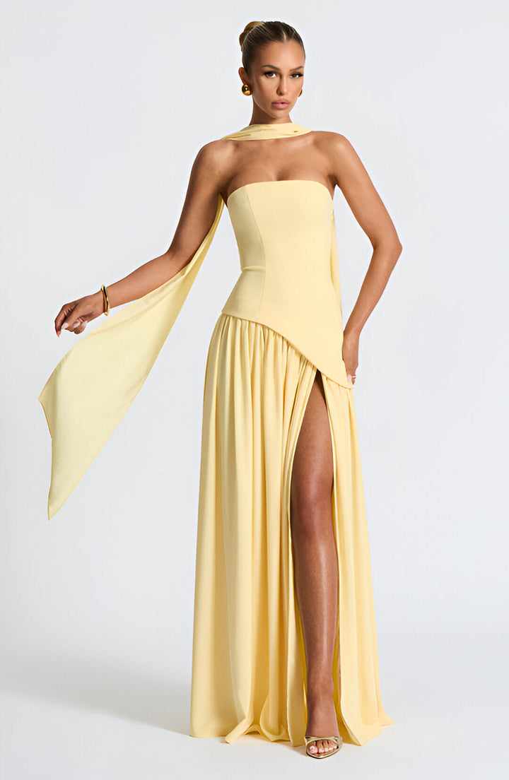 Maya™ | Strapless Maxi Dress