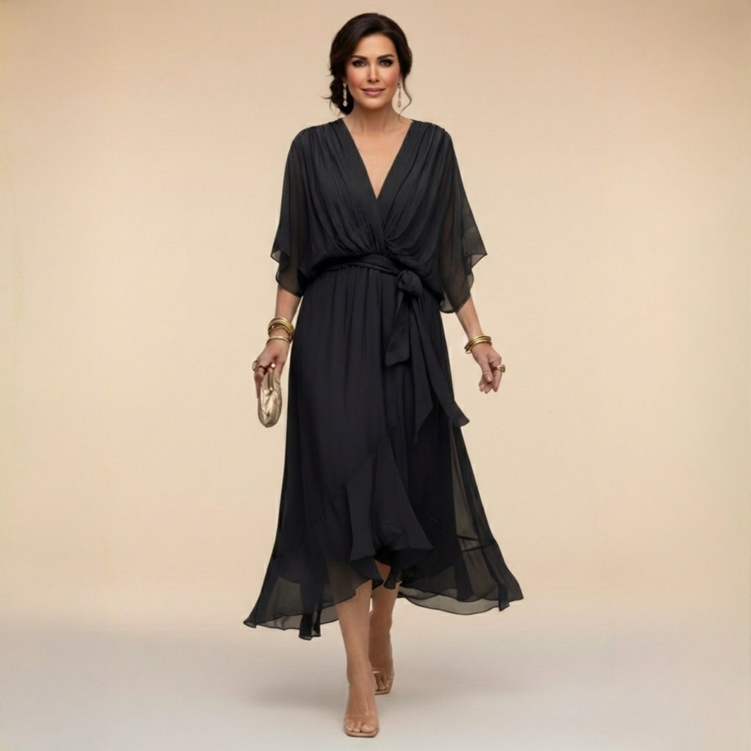 Bella™ | Flowing V-Neck Dress