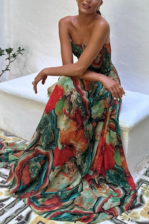Madeline™ | Strapless Ombre Maxi Dress