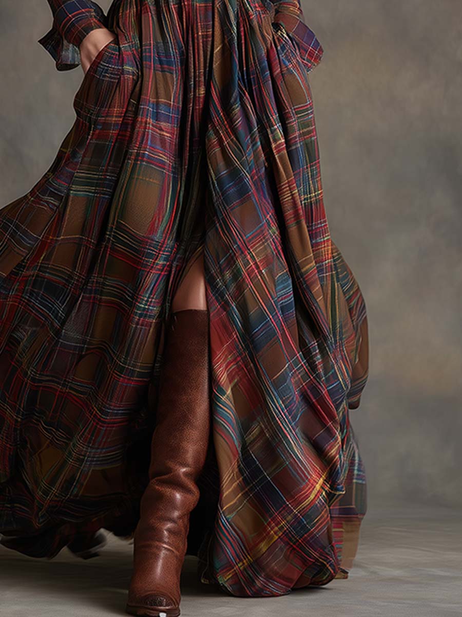 Mireline™ | Classic Button-Up Shirt Dress