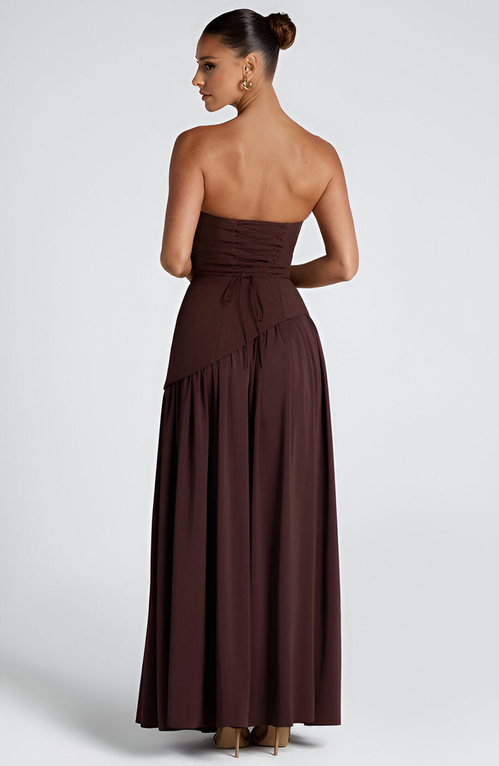 Maya™ | Strapless Maxi Dress