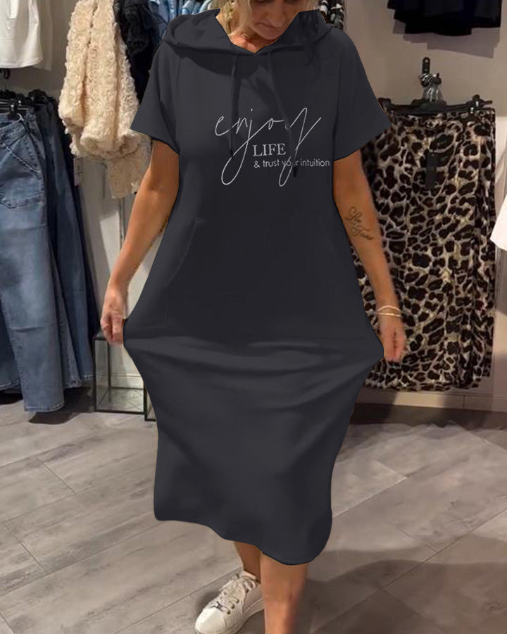 Elena™ | Casual Hoodie Dress