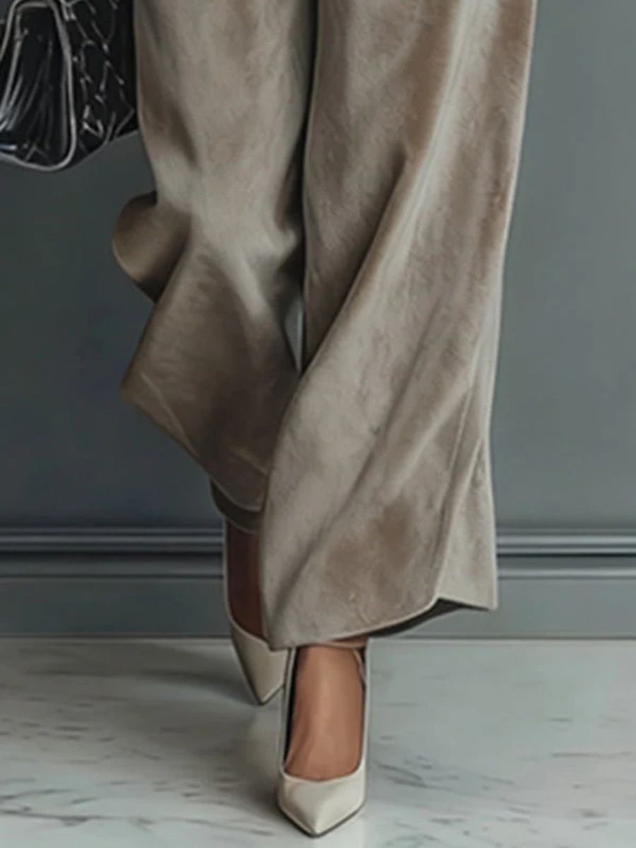 Emily™ | Turtleneck Velvet Suit
