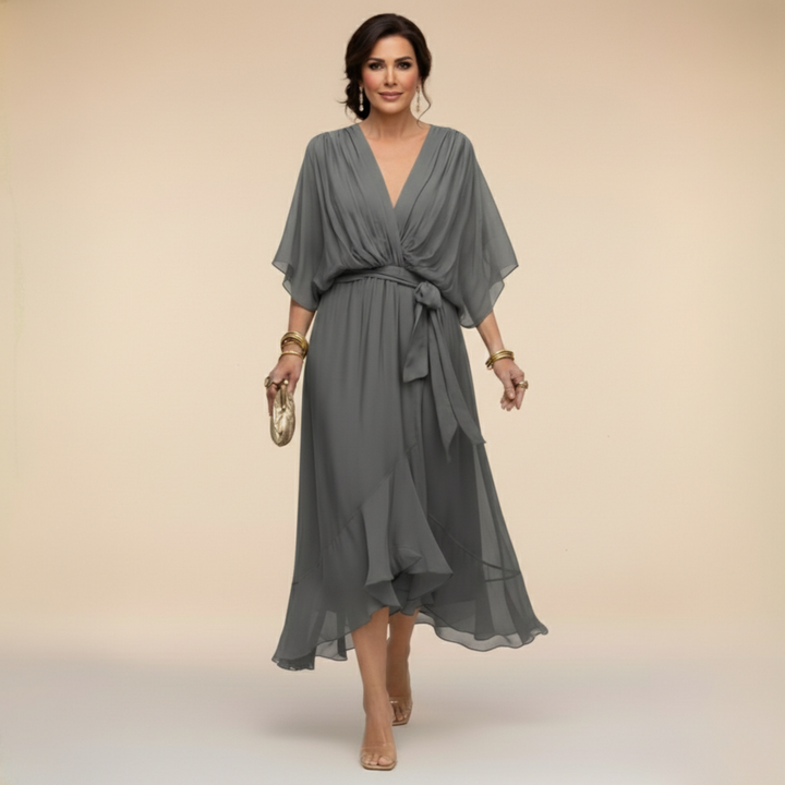 Bella™ | Flowing V-Neck Dress