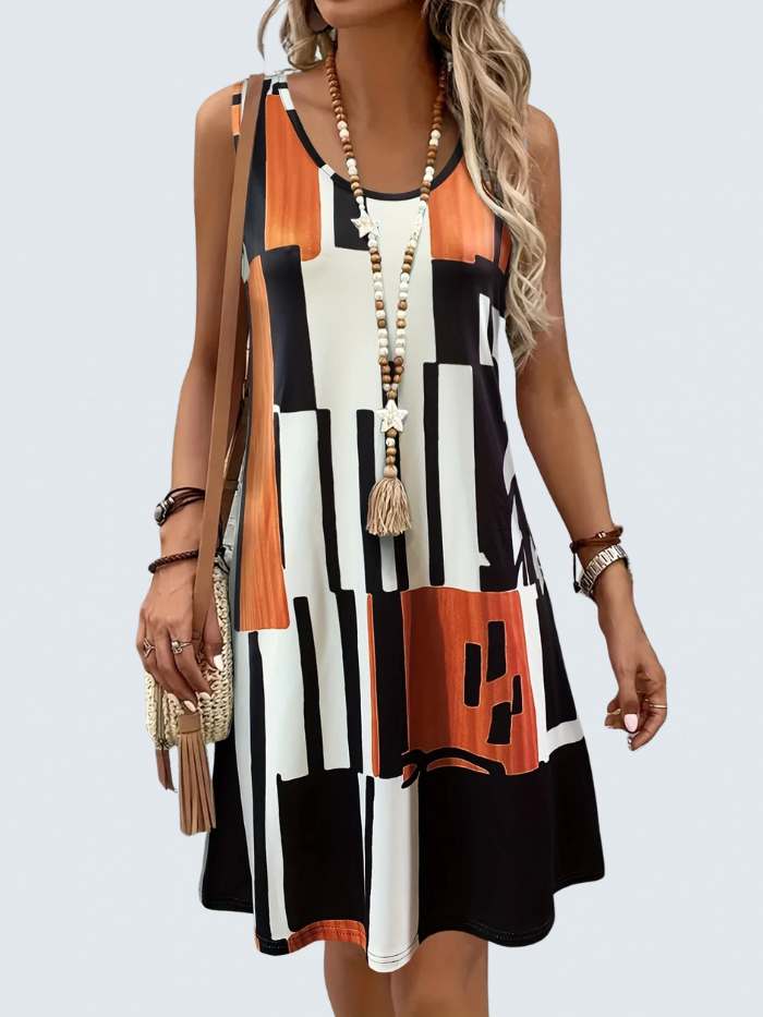 Lila™ | Geometric Casual Dress