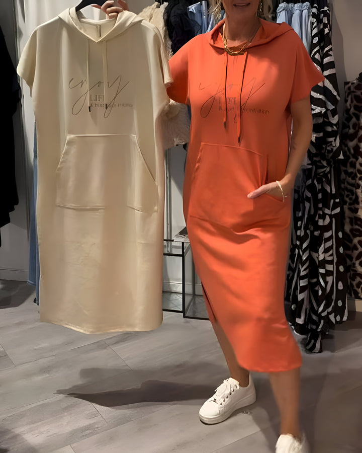 Elena™ | Casual Hoodie Dress