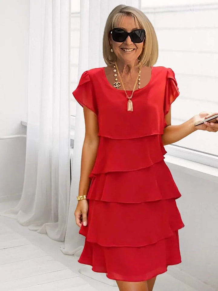 Maya™ | Loose Layer Chiffon Dress