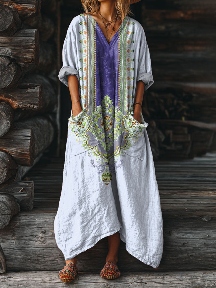 Chloe™ | Vintage Boho Dress With Pockets