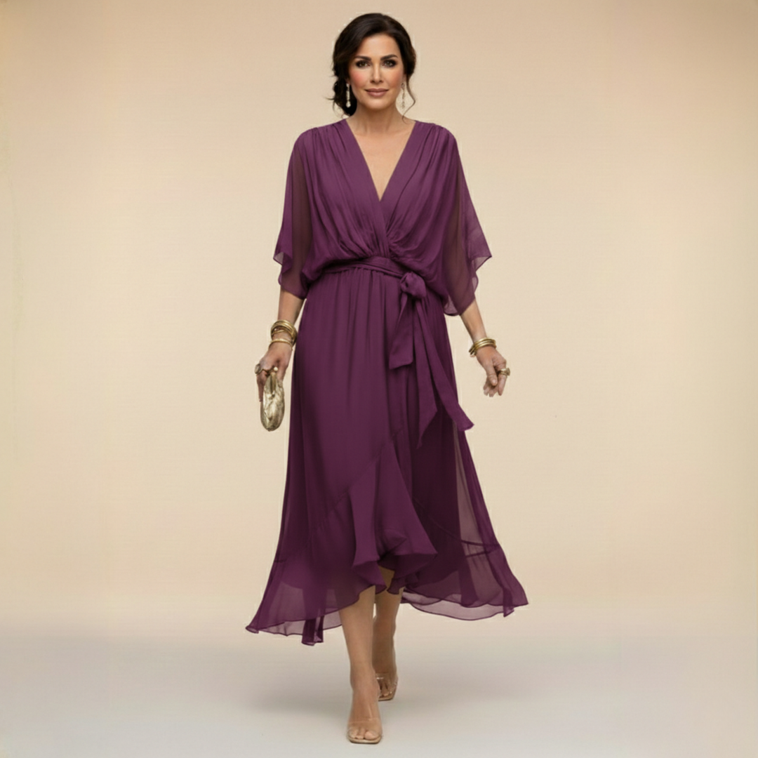 Bella™ | Flowing V-Neck Dress