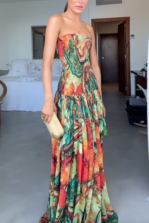 Madeline™ | Strapless Ombre Maxi Dress