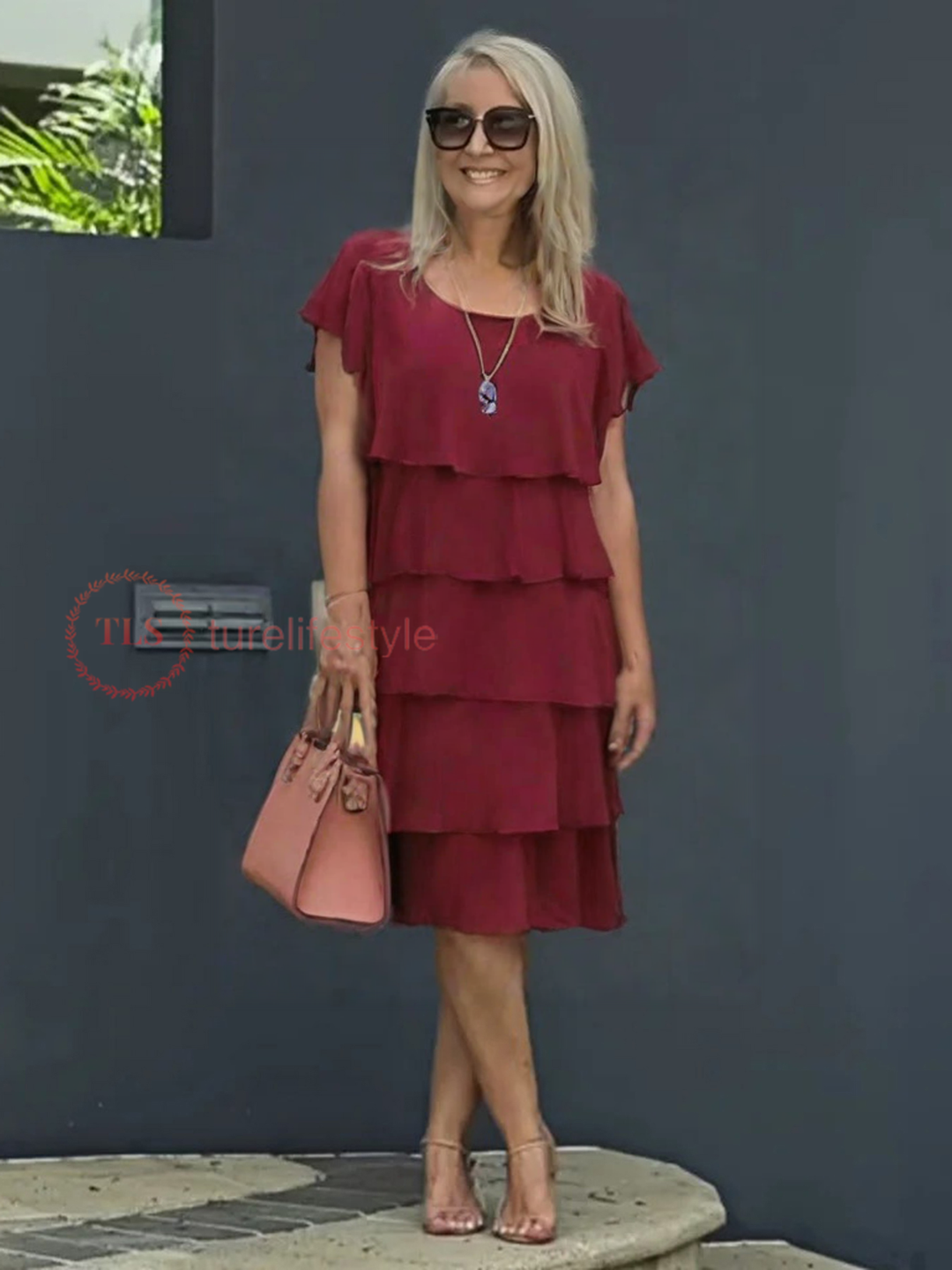 Maya™ | Loose Layer Chiffon Dress