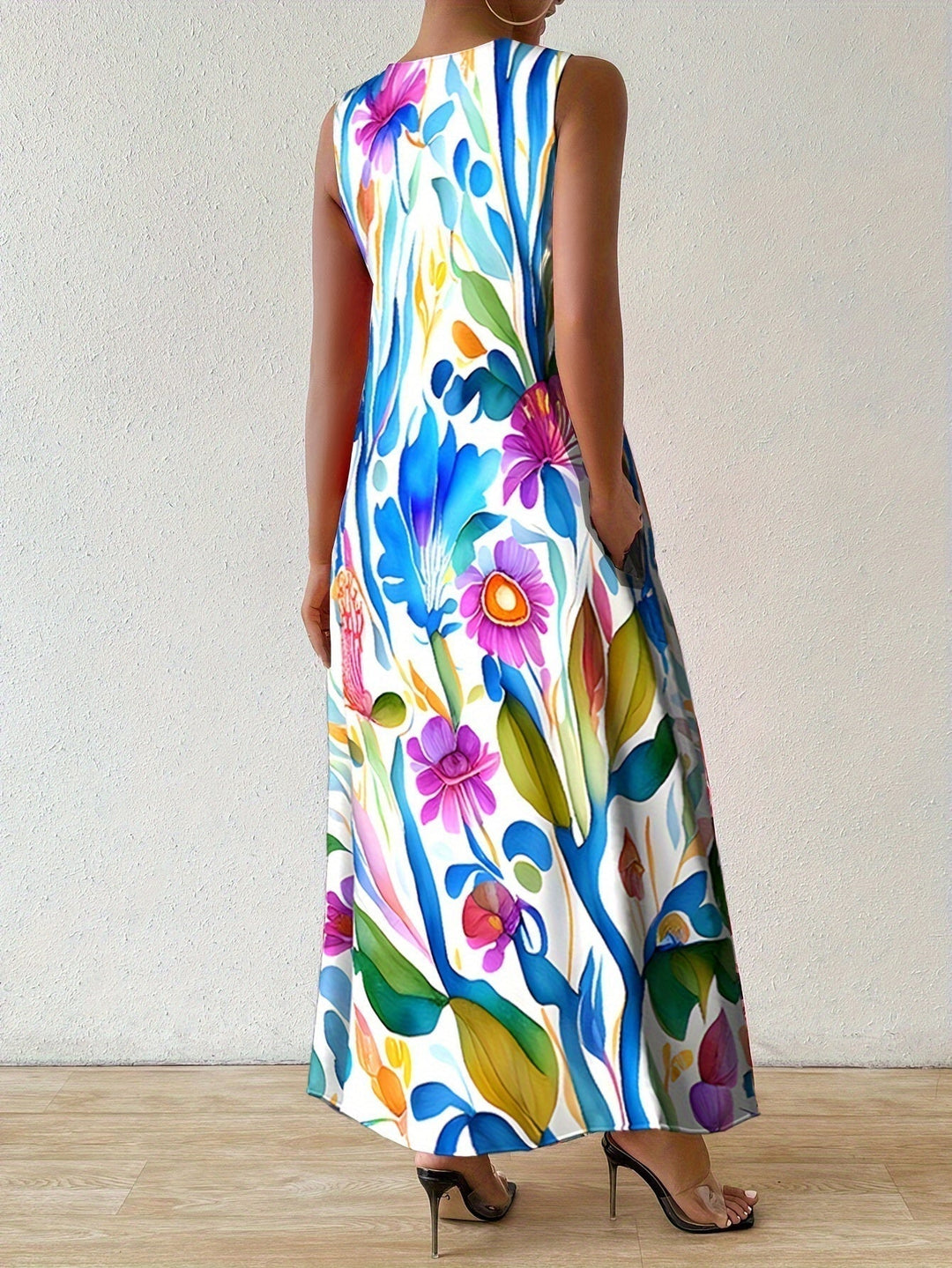 Lila™ | Blooming Print Maxi Dress