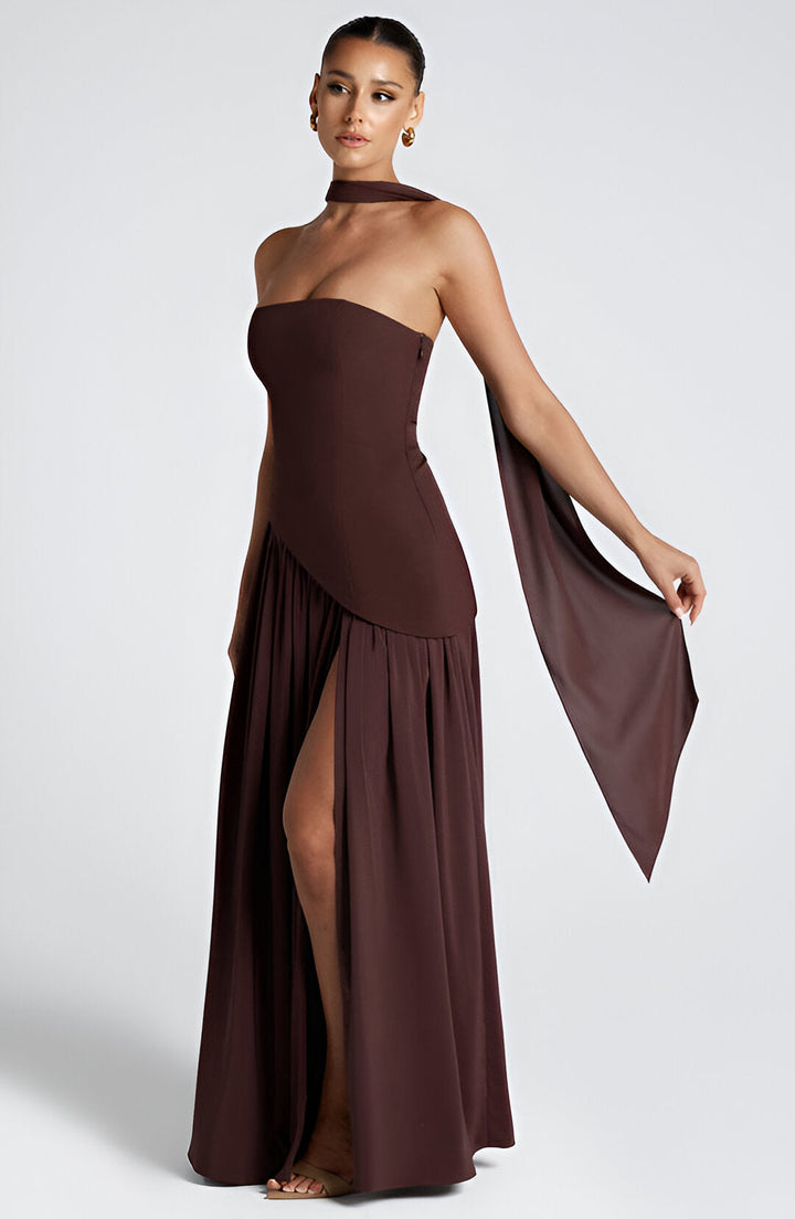Maya™ | Strapless Maxi Dress
