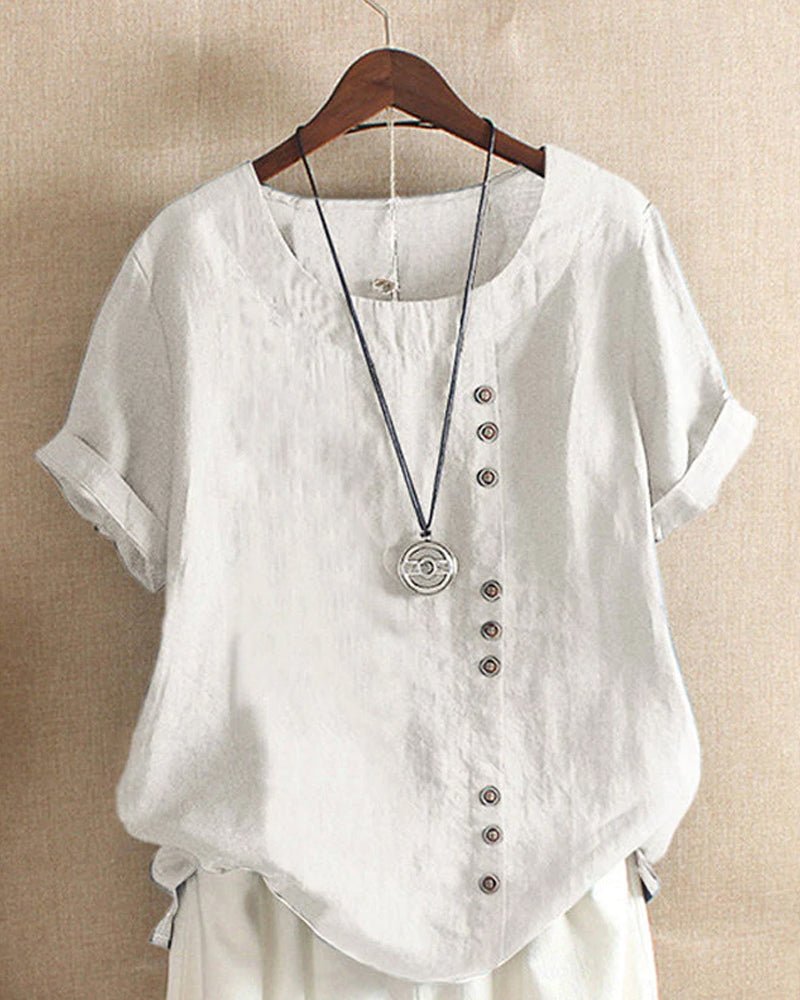 Isabella™ | Relaxed Button Top