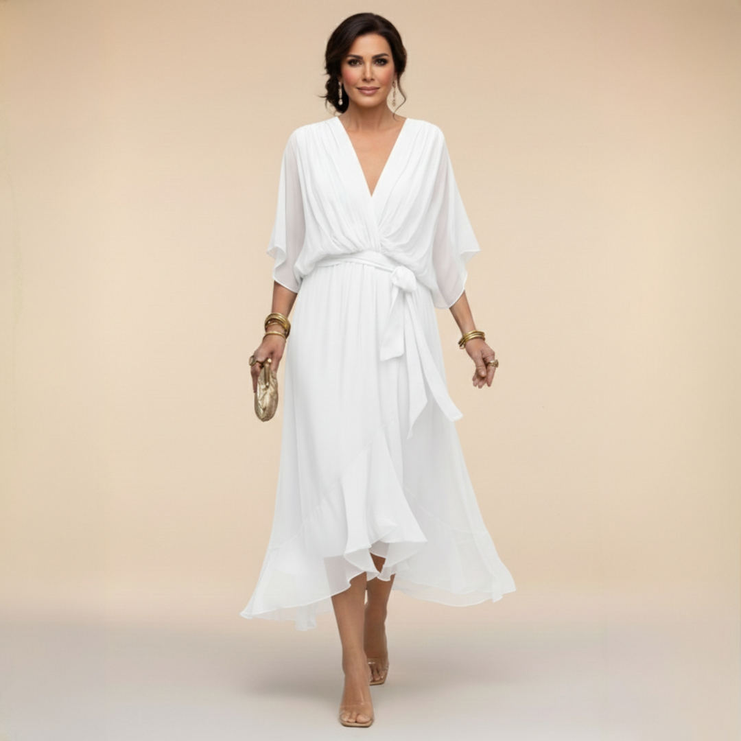 Bella™ | Flowing V-Neck Dress