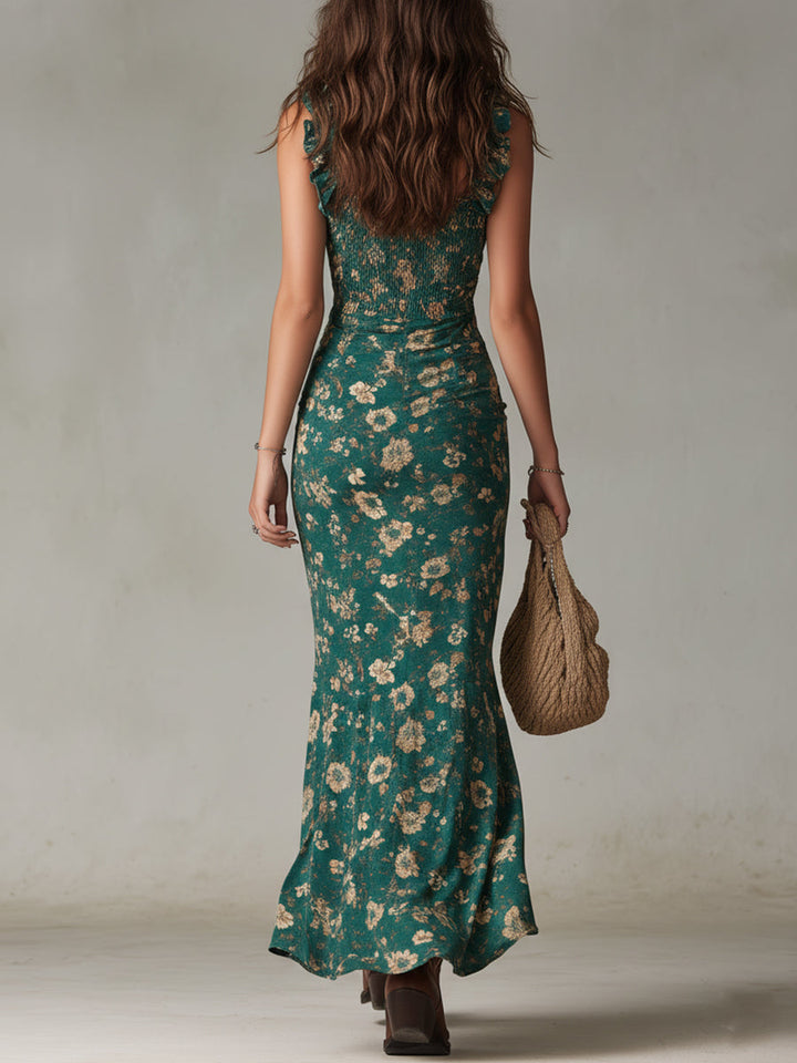 Maya™ | Boho Retro Maxi Dress