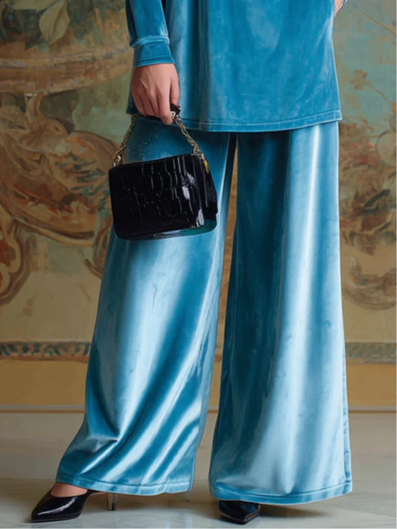 Isabella™ | High-Neck Velvet Set