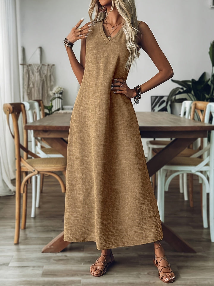 Clara™ | Sleeveless Maxi Dress