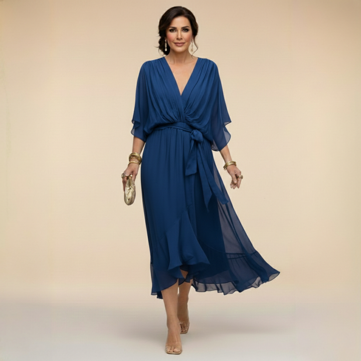 Bella™ | Flowing V-Neck Dress