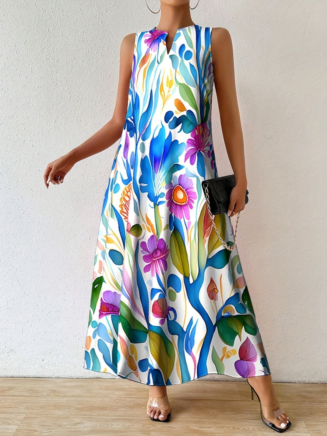 Lila™ | Blooming Print Maxi Dress