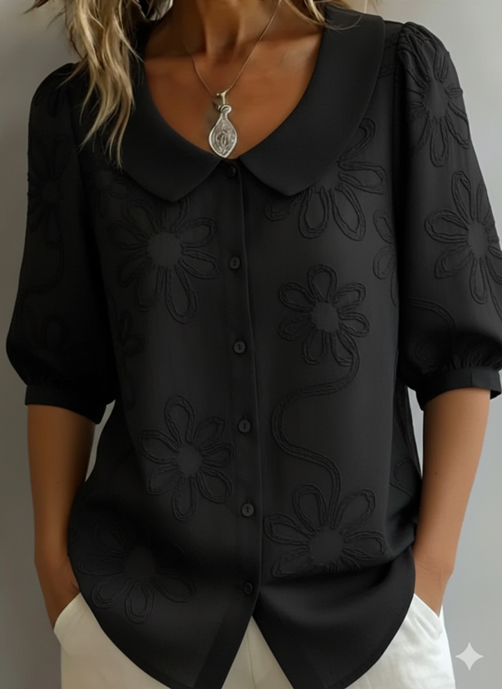Isabella™ | Soft-Touch Floral Blouse