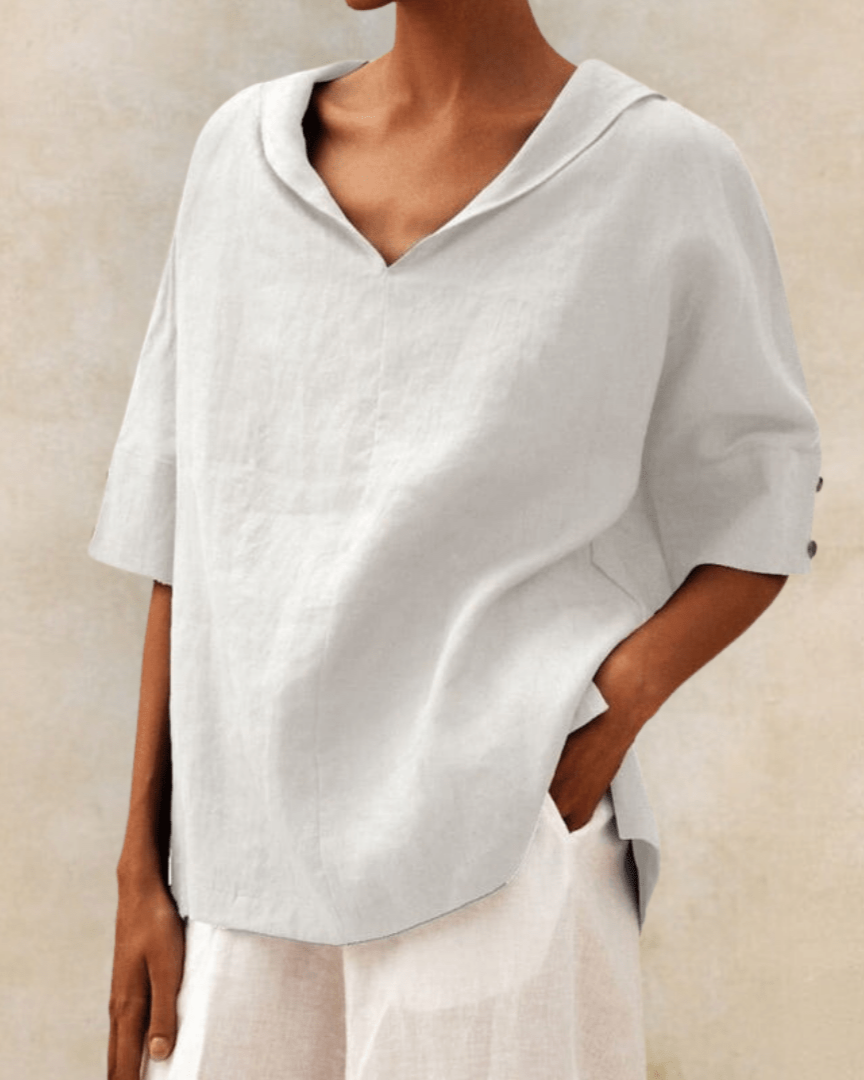 Isabella™ | Loose Fit Linen Blouse