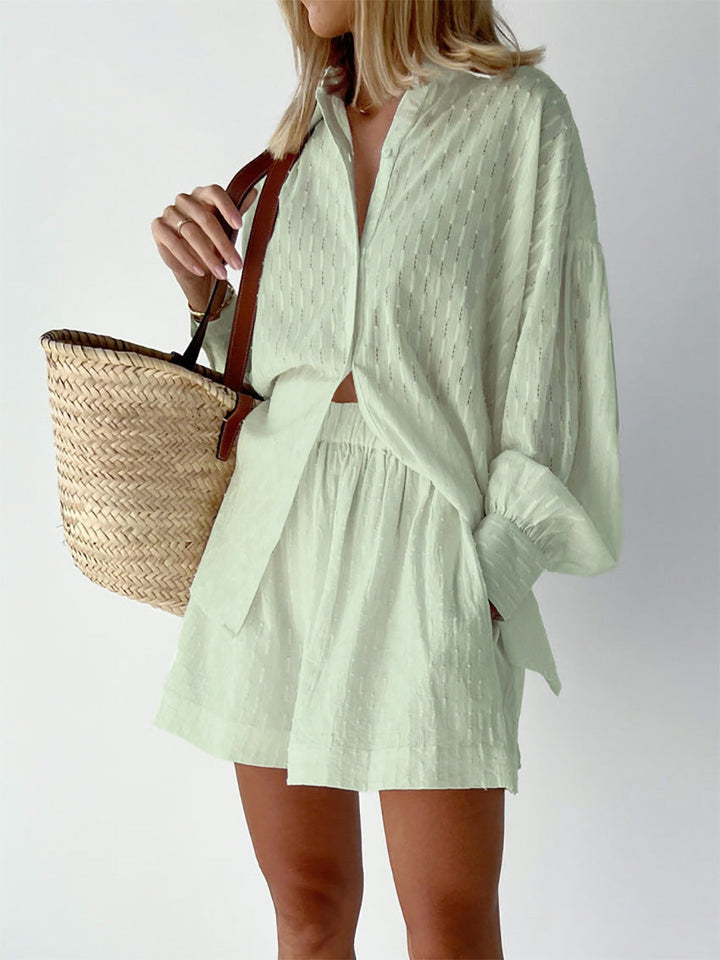 Elizabeth™ – Breezy Shirt & Shorts Set