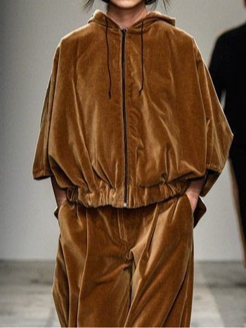 Mia™ | Zip-Up Hooded Sweatshirt And Trousers Set